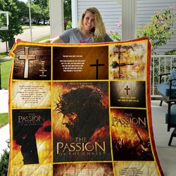 The Passion Of The Christ Quilt Blanket and Home Decor