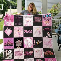 The Pink Panther Quilt Blanket For Fans Ver25 and Home Decor