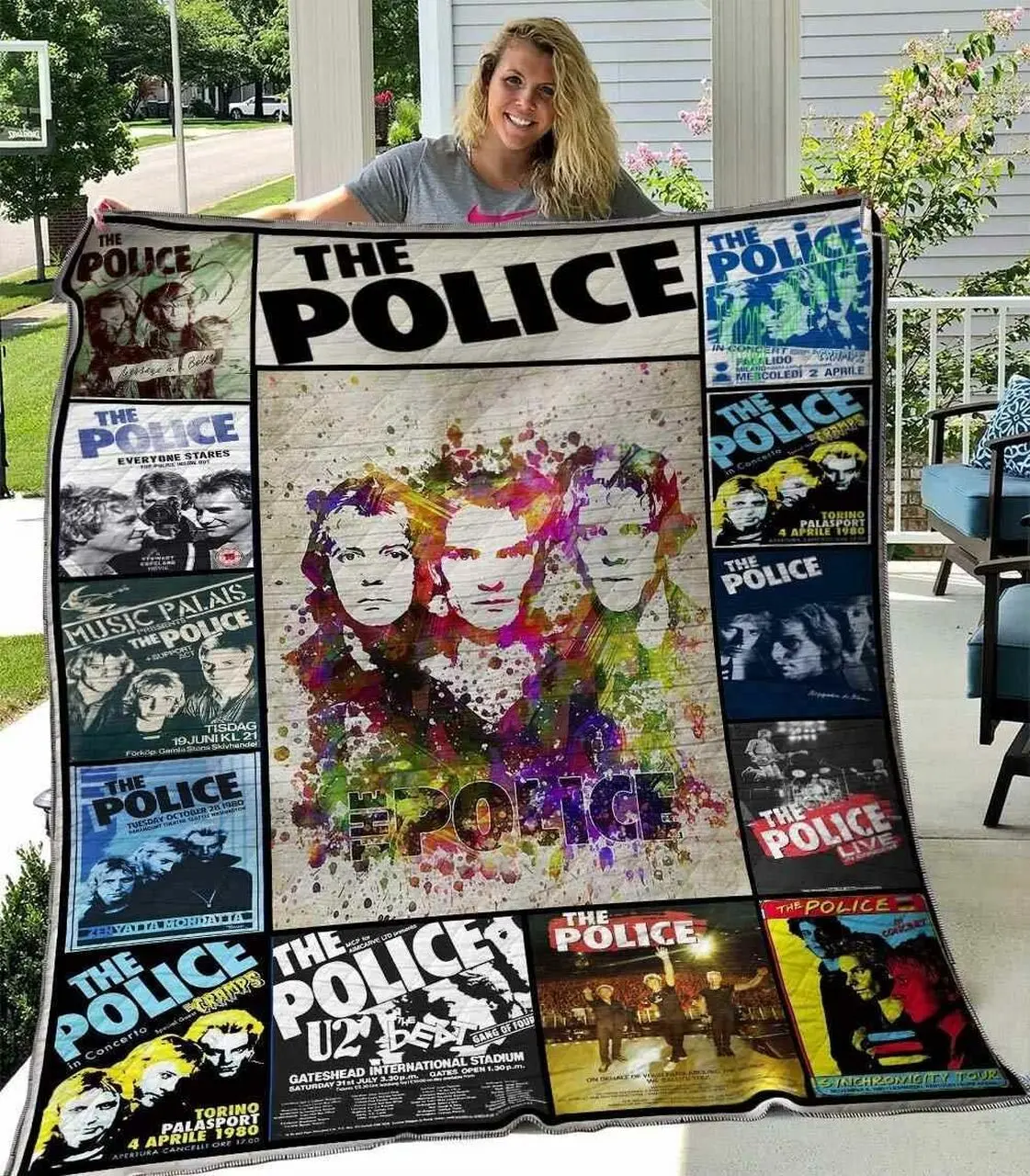 The Police 1 Blanket Th1507 Quilt and Home Decor