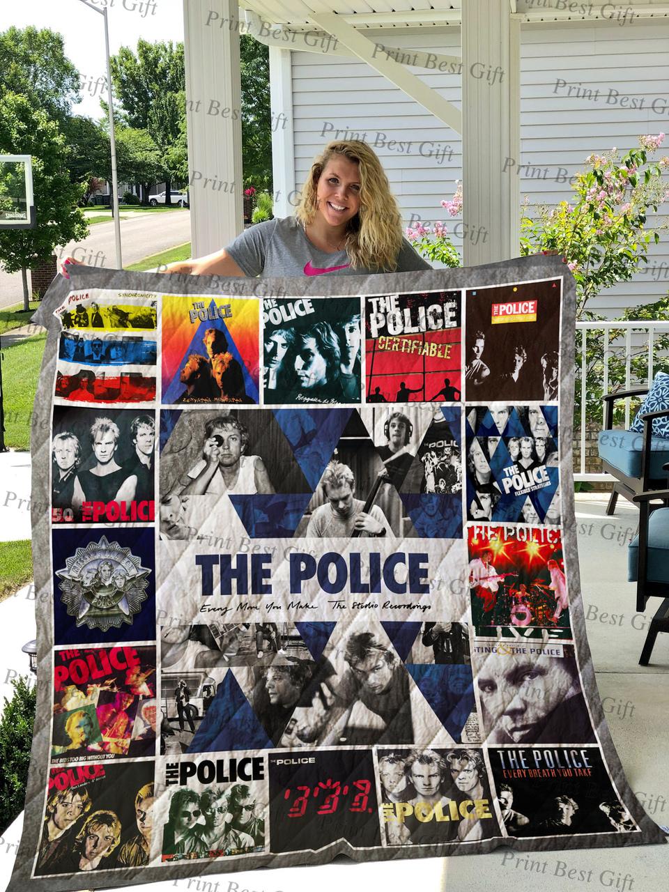 The Police Albums Cover Poster Quilt and Home Decor