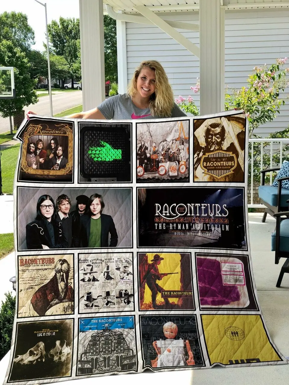 The Raconteurs Quilt Blanket and Home Decor