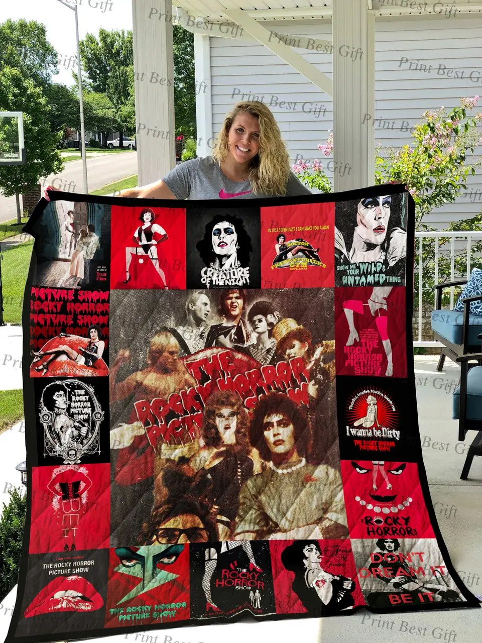 The Rocky Horror Picture Show Poster Quilt and Home Decor