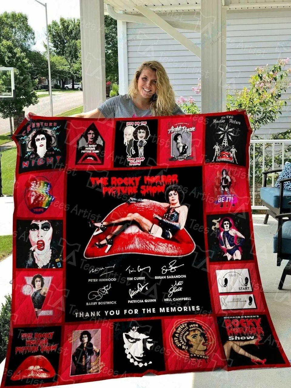 The Rocky Horror Picture Show Quilt Blanket 01624 and Home Decor