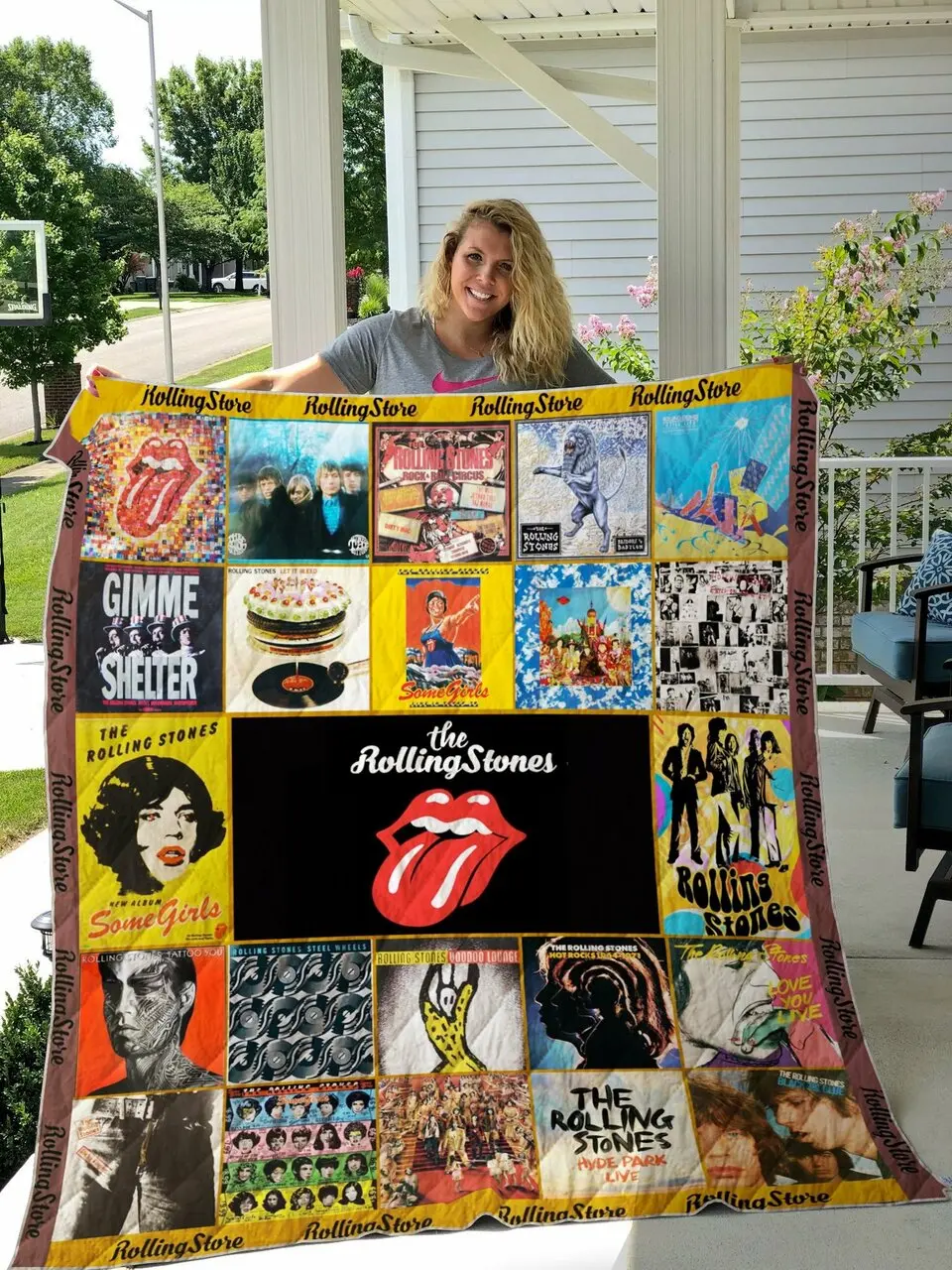 The Rolling Stones 02 Quilt Blanket and Home Decor