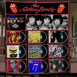 The Rolling Stones Quilt Blanket Hvt030630  Quilt and Home Decor
