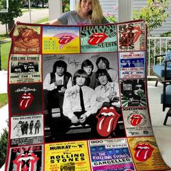 The Rolling Stones Quilt Blanket Hvt270523  Quilt and Home Decor