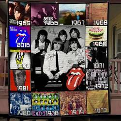 The Rolling Stones Quilt Blanket Hvt310526  Quilt and Home Decor
