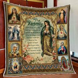 The Rosary Quilt Blanket and Home Decor