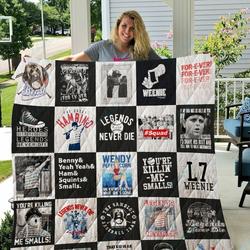 The Sandlot T Shirt Quilt Blanket and Home Decor