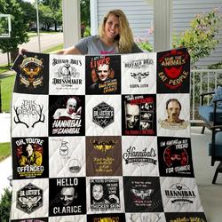 The Silence Of The Lambs Quilt Blanket For Fans and Home Decor
