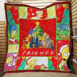 The Simpsons Friends Quilt Blanket 01969 and Home Decor