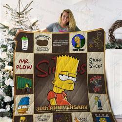 The Simpsons Quilt Blanket 02200 and Home Decor