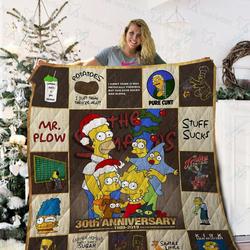 The Simpsons Quilt Blanket 02201 and Home Decor