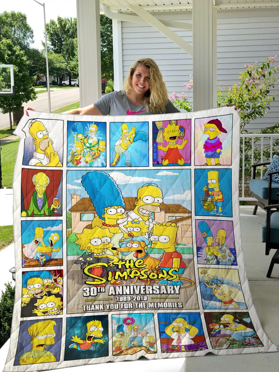 The Simpsons T89 Quilt and Home Decor