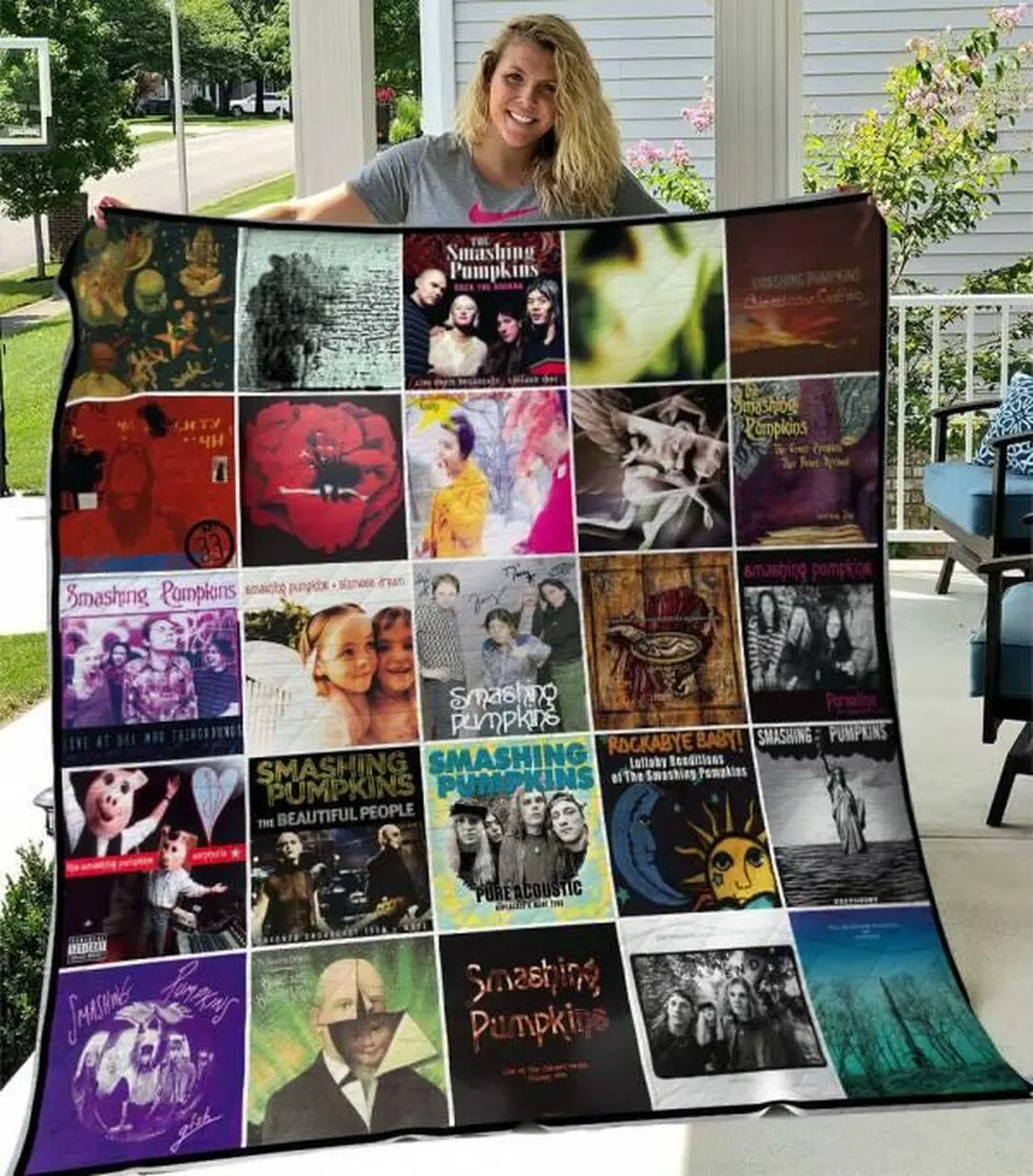The Smashing Pumpkins Quilt Blanket M200507 Quilt and Home Decor