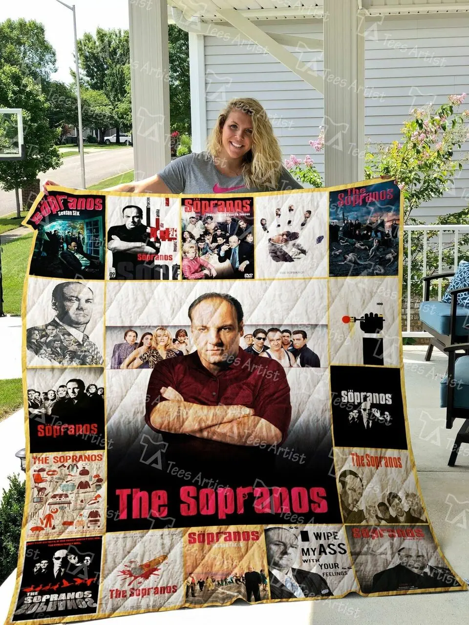 The Sopranos Quilt Blanket 01846 and Home Decor