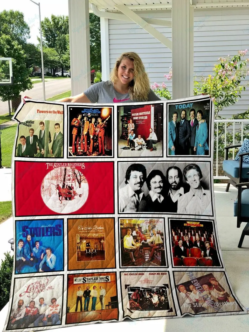 The Statler Brothers Quilt Blanket and Home Decor