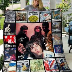 The Stone Roses Quilt Blanket Hvt300537  Quilt and Home Decor