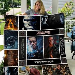 The Terminator Quilt Blanket  Quilt and Home Decor