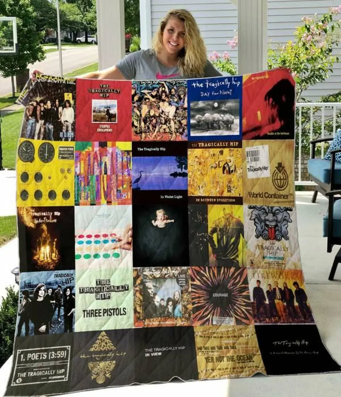 The Tragically Hip Quilt Blanket M100601 Quilt and Home Decor
