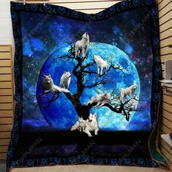 The Tree Of Wolves Quilt Hhr and Home Decor