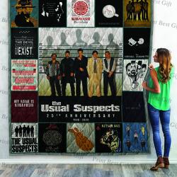 The Usual Suspects Poster Quilt Blanket      and Home Decor