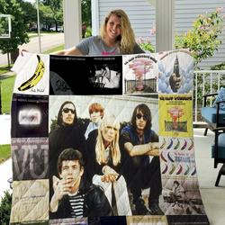 The Velvet Underground Style 2 Quilt Blanket and Home Decor