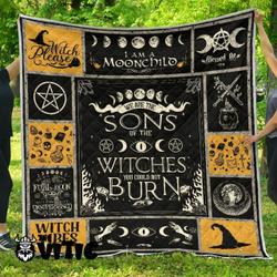 The Vitic™Amazing Wicca Quilt Hd06302 and Home Decor