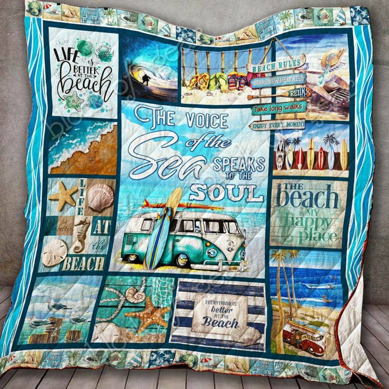 The Voice Of The Sea Speaks To The Soul Quilt-0489 and Home Decor