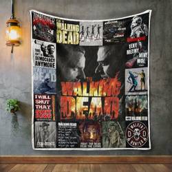 The Walking Dead Album Covers Quilt Blanket and Home Decor