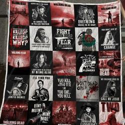 The Walking Dead Quilt Blanket M120602  Quilt and Home Decor
