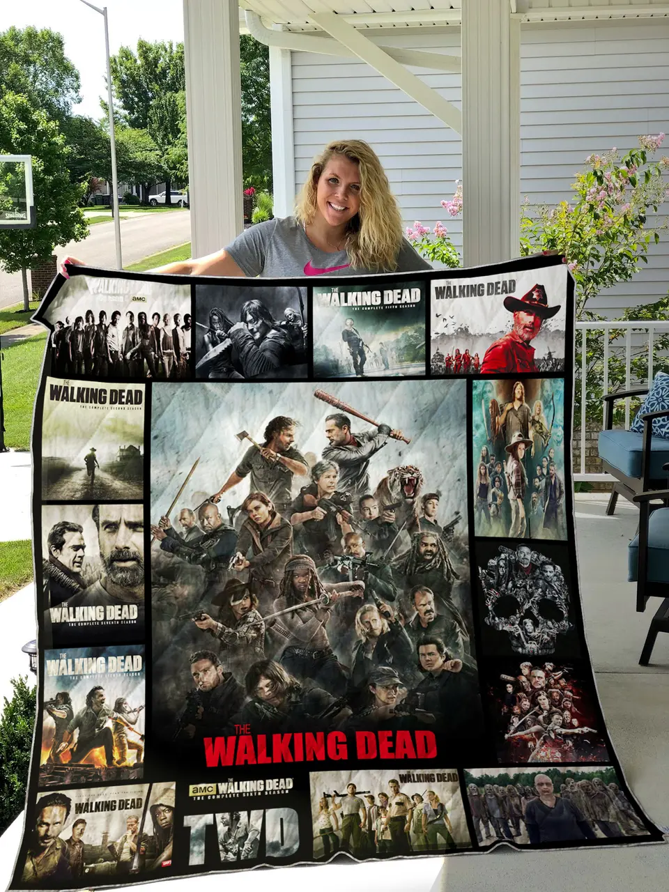 The Walking Dead T89 Quilt and Home Decor