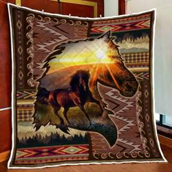 The Wild Spirit Horse Quilt Blanket and Home Decor