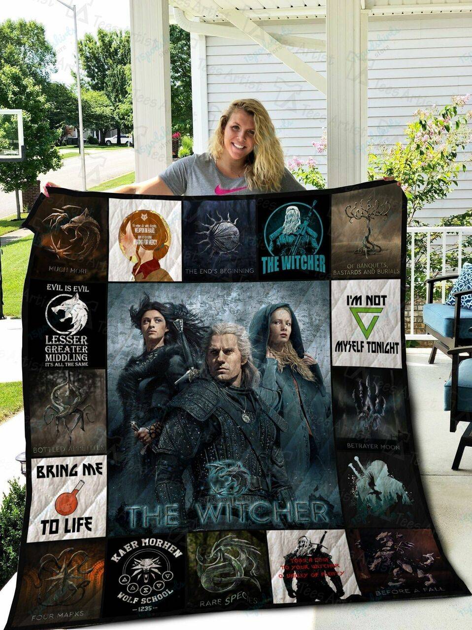 The Witcher Quilt Blanket 02325 and Home Decor
