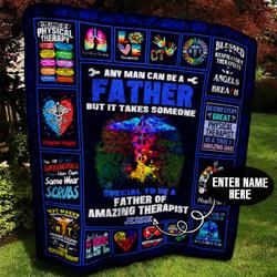 Therapist Personalized Quilt Blanket BBB100619SM and Home Decor