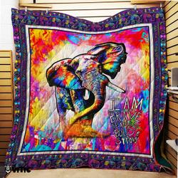 Thevitic™ Elephan - Hippie Quilt 3D Aop 03861 and Home Decor