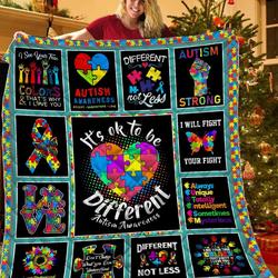 Thevitic™ ItS Ok To Be Diffirent Quilt Hd04462 and Home Decor