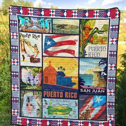 Thevitic™ Puerto Rico Quilt 3D Aop 03786 and Home Decor