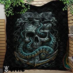 Thevitic™ Skull Quilt Hd04252 and Home Decor