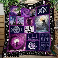 Thevitic™ Wicca Halloween Quilt Hd04706 and Home Decor