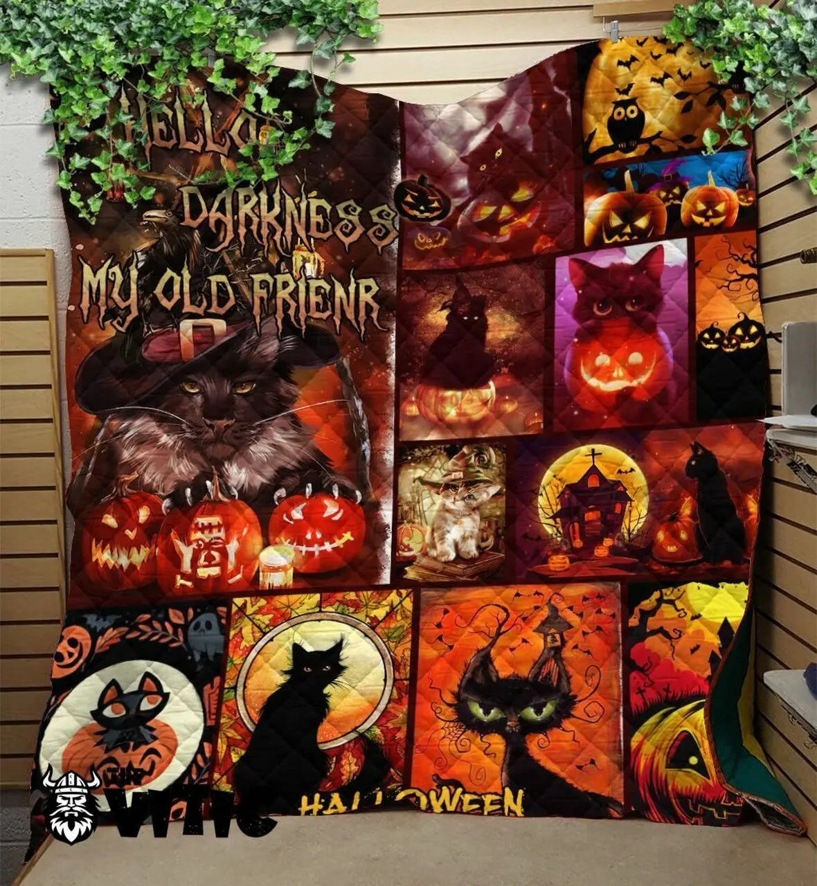 Thevitic™ Wicca Halloween Quilt Hd04713 and Home Decor
