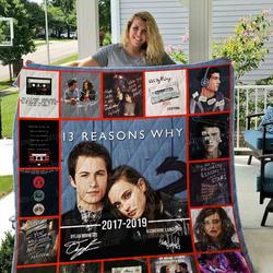 Thirteen Reasons Why Quilt Blanket 01 and Home Decor