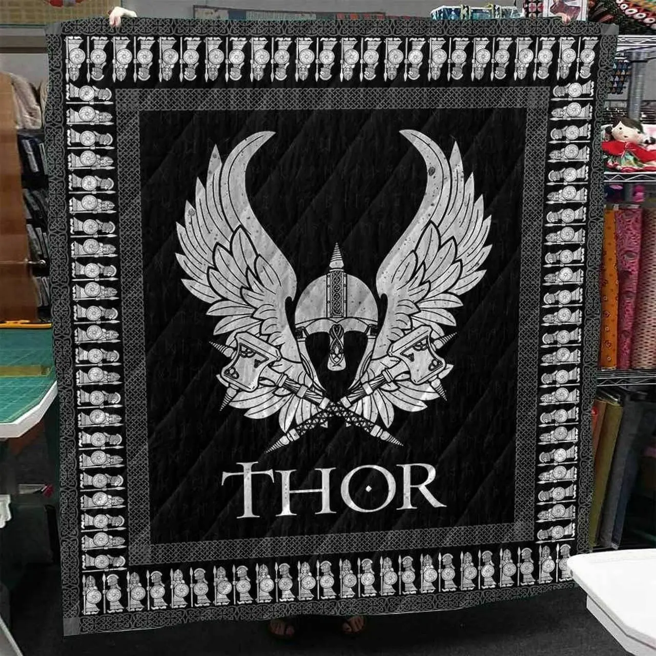 Thor Viking Cl2100524Mdq Quilt Blanket and Home Decor