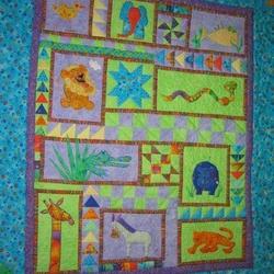 Those Funny Rumble Animals Hur Quilt vz and Home Decor