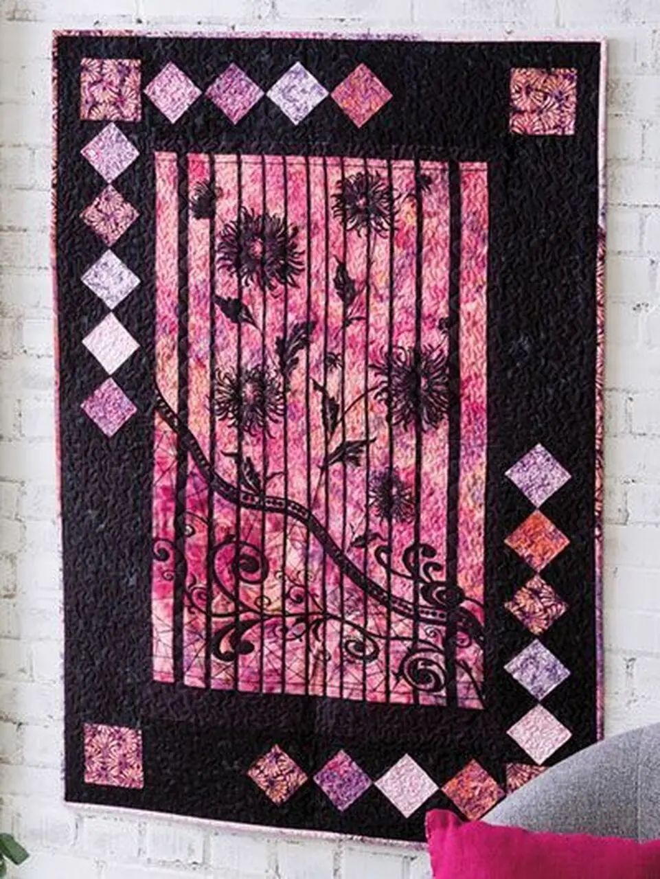 Through The Garden Gate Quilt Blanket Dhc04012045Td and Home Decor