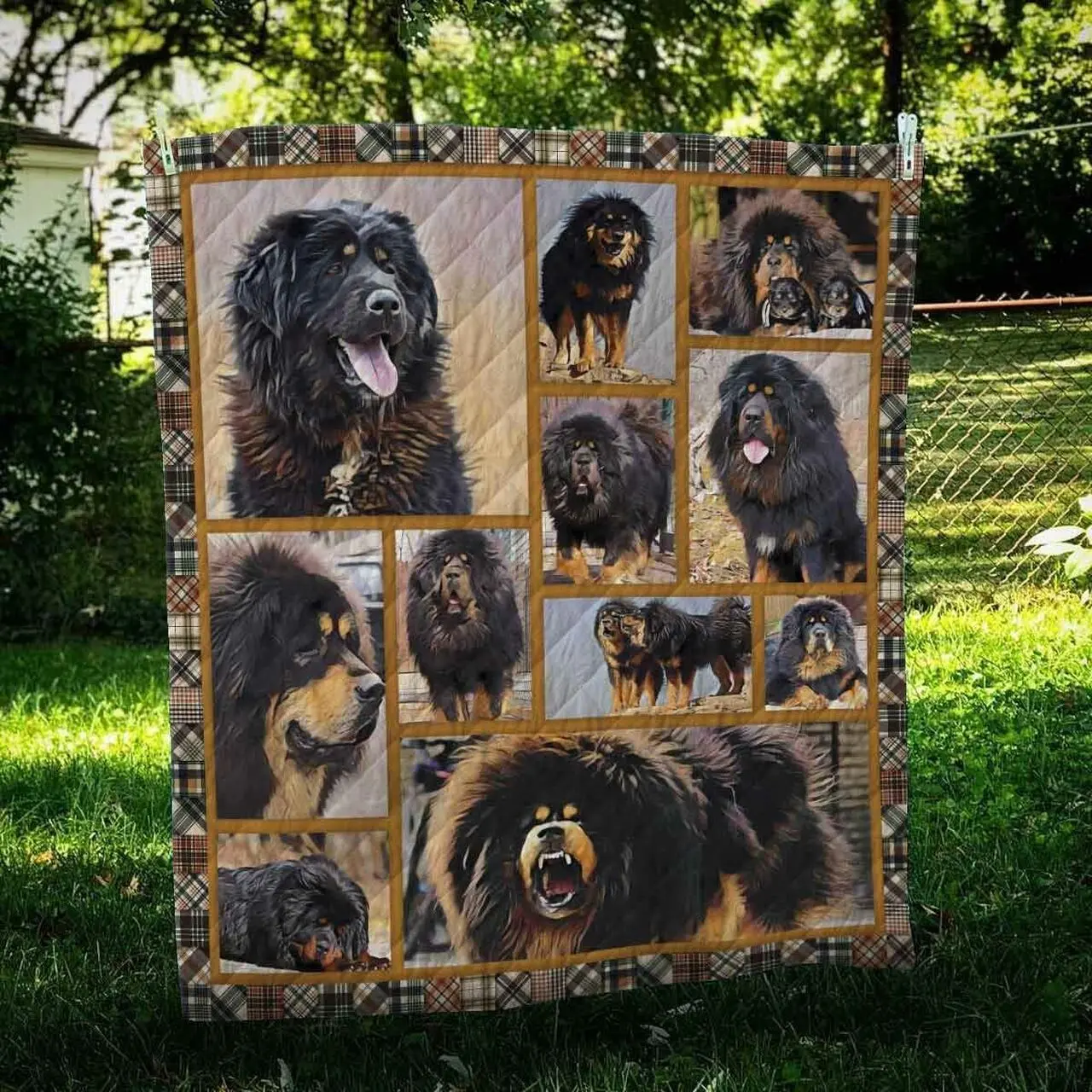 Tibetan Mastiff Cute Quilt Blanket Dhc09122000Dd and Home Decor
