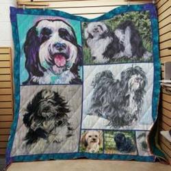 Tibetan Terrier Quilt Blanket Lukzix Dhc0301908Dd and Home Decor