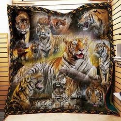 Tiger Cl2100526Mdq Quilt Blanket and Home Decor