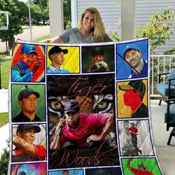 Tiger Woods Quilt Blanket 01 and Home Decor