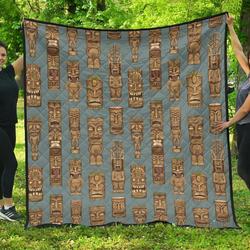 Tiki Hur Quilt qr and Home Decor